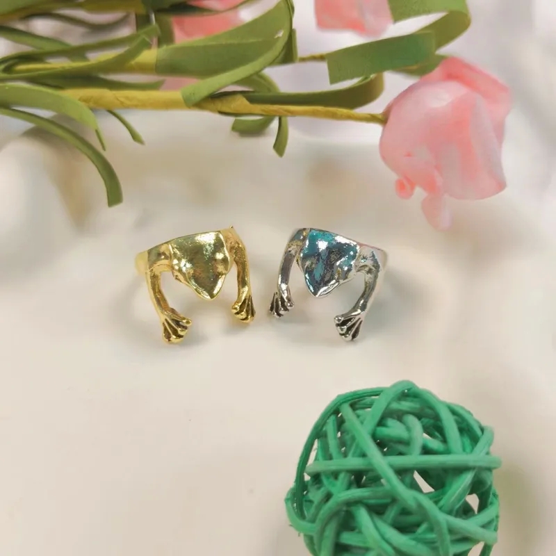 fashion jewelry celebrities wear Eco-Chic Upcycled Alloy Frog Ring: Ethical Fashion Adjustable Bracelet non tarnish fashion jewelry - Artsy Affordable Luxury Design fashion jewelry rehoboth