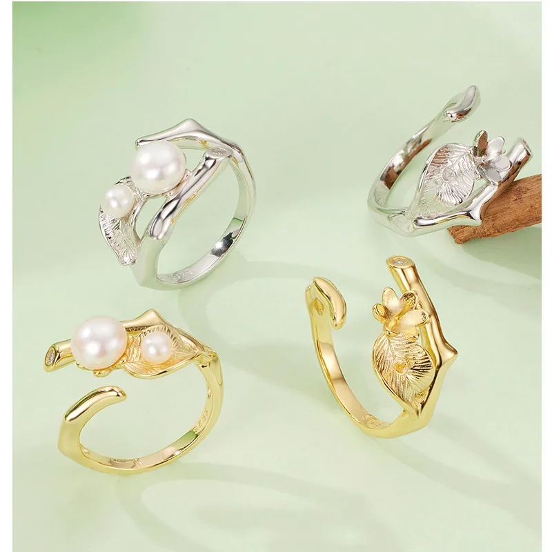 fashion jewelry valparaiso Luxury High-End Geometric Waterproof 925 Sterling Silver Women's Adjustable what colour jewellery with teal dress Round Ring aldazabal fashion jewelry