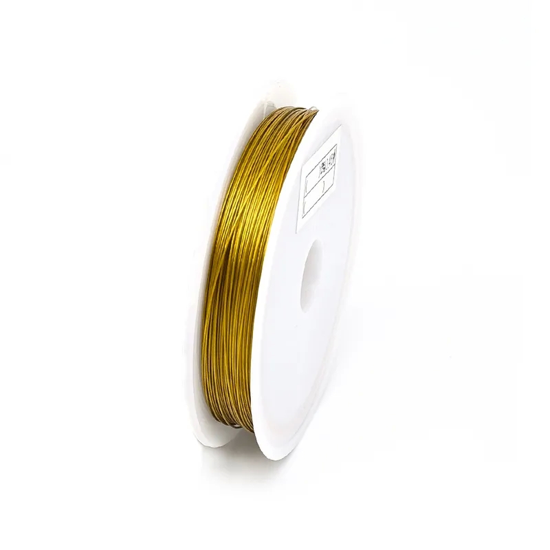 jewelry making metal supplies Exclusive Lightweight Jewelry Accessories - Wholesale 10 Rolls Steel Wire, Classic Design, jewelry marked 999 Various Diameters round nose pliers for jewelry making