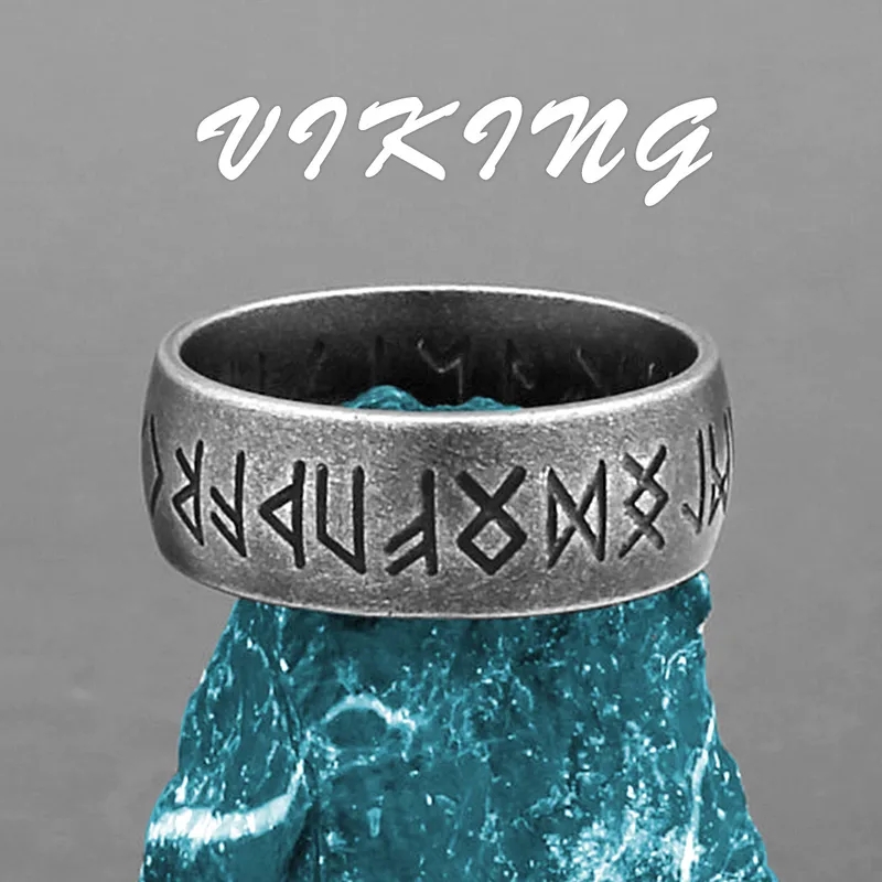 mm fashion jewelry Eco-Friendly Retro Glossy Titanium Ring mina fashion jewelry photos - Unique Nordic Viking Odin Rune Fashion for Men fashion jewelry hsn code