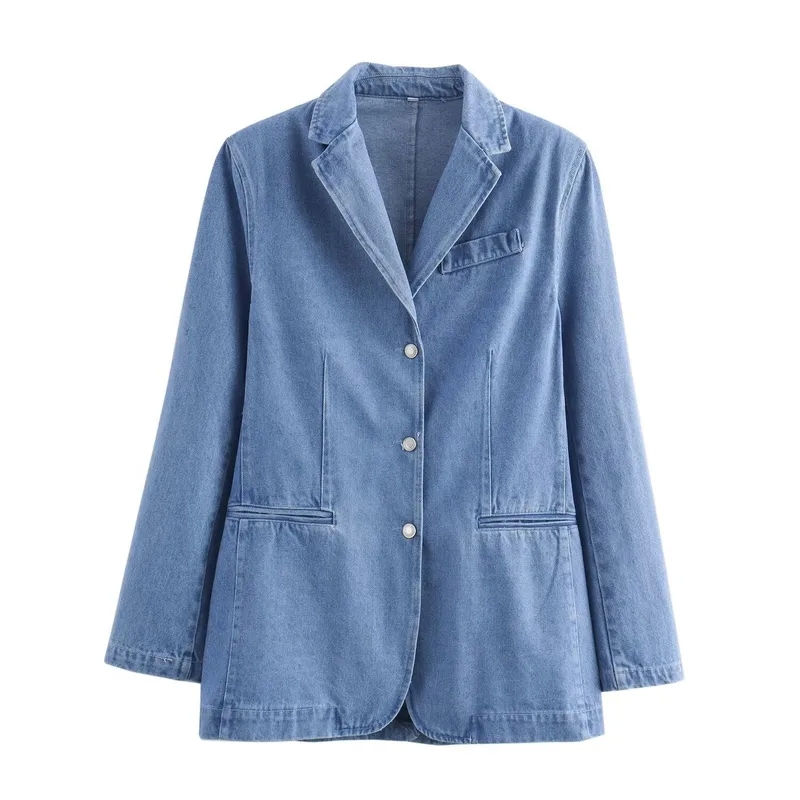 what is a size 0 in women's shirts Affordable Unique Women's fred meyer women's clothing Minimalist Glistening Denim Streetwear Single Breasted Jacket women's clothing trends 2024