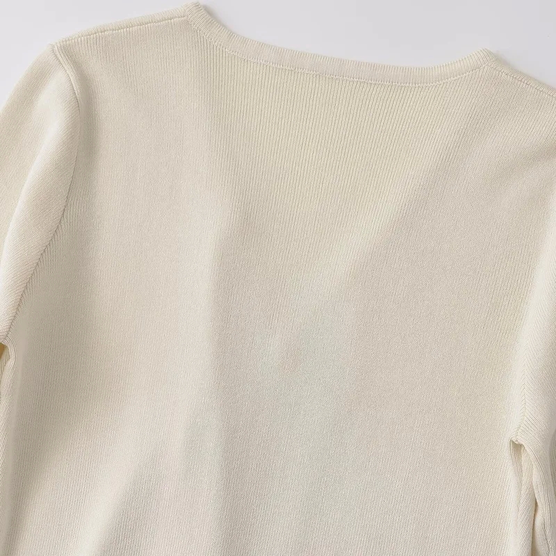 women's clothing 40 over Wholesale Elegant Women's Minimalist women's clothing made in usa Cardigans: Ethical Long Sleeve Sweater in Solid Color anthony's women's clothing