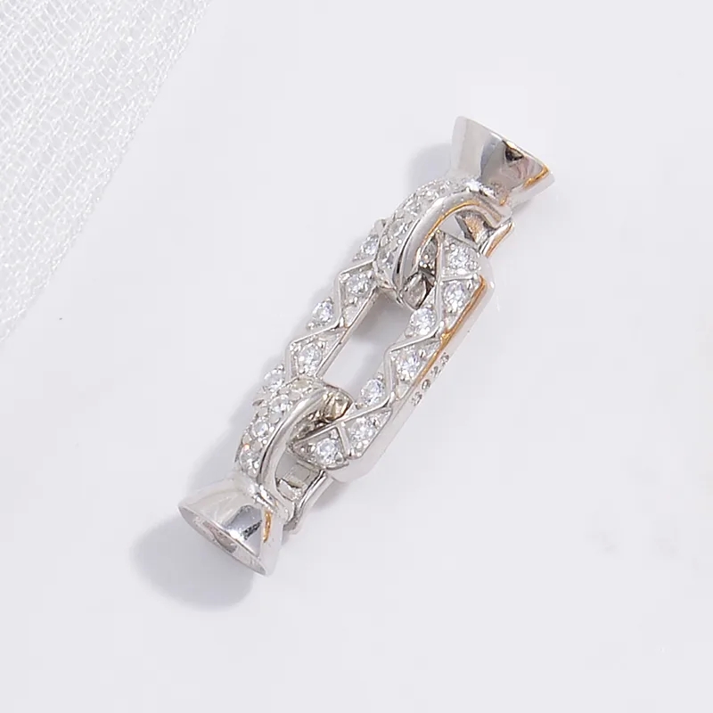 jewelry making ocean city nj Premium Zircon jewelry making pendants Geometric Buckle: 22K Gold & Rhodium Plated Sterling Silver Skin-Friendly Jewelry Accent youtube jewelry making stretch bracelets