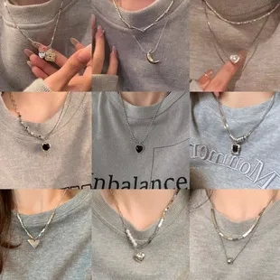 african fashion jewelry Modern Glamorous Handpicked Geometric 90s hip hop fashion jewelry Alloy Waterproof Pendant Necklaces Wholesale fashion jewelry wholesale india
