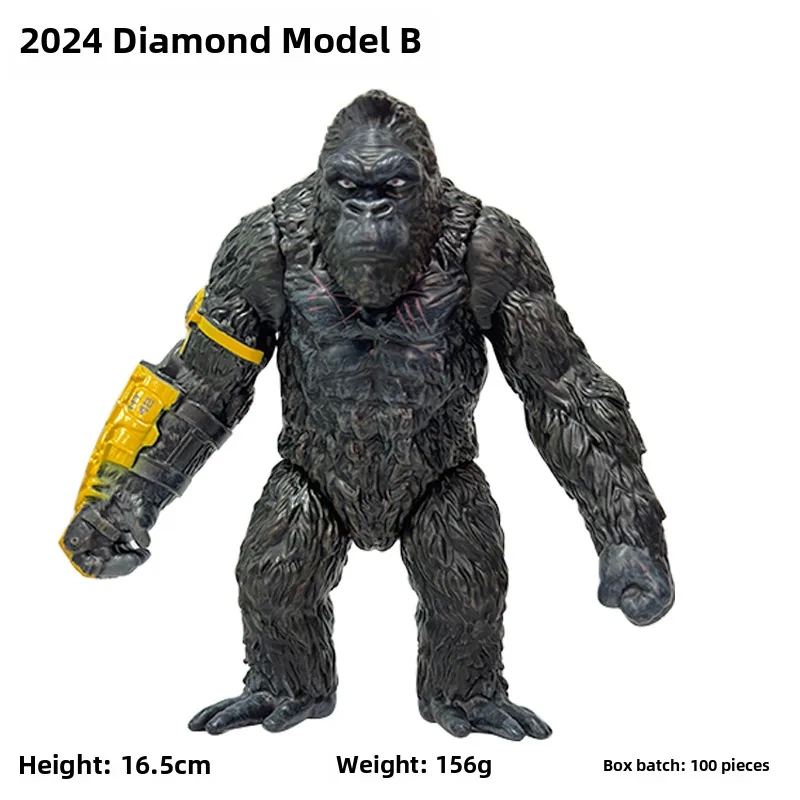 baby kids game online Limited Edition Sparkling King Kong vs. Godzilla Handmade Movable Monster Model - Seasonal baby's world kids zone Collection nature baby kids