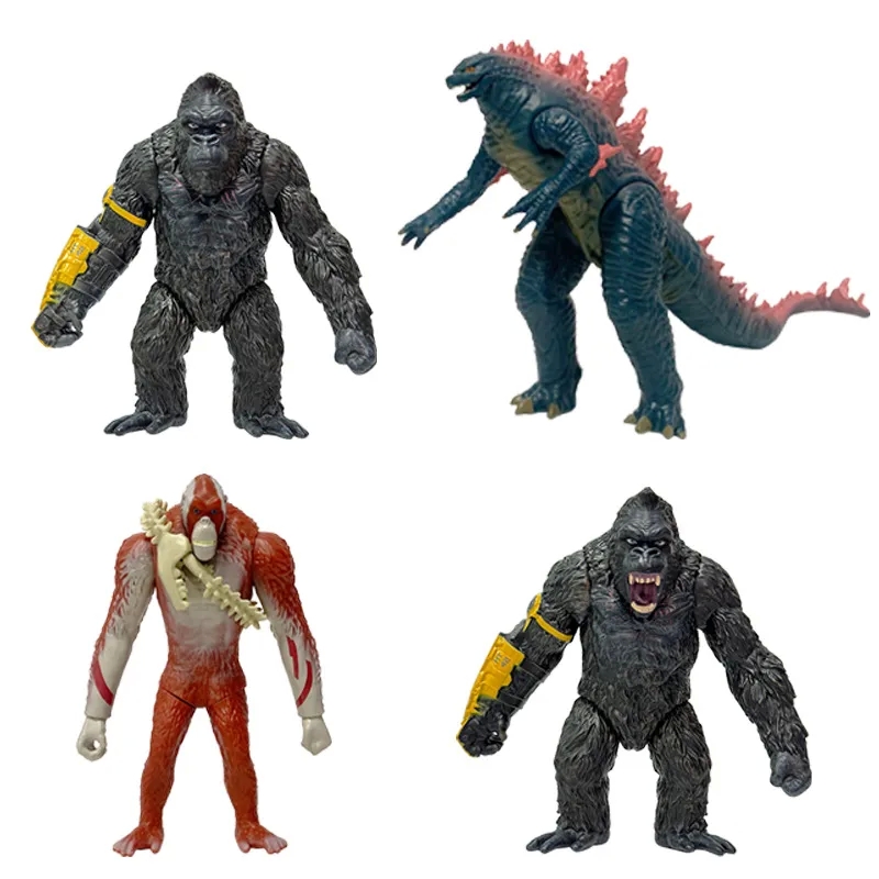 baby shark kids 2024 Limited Edition Sparkling King Kong vs. Godzilla Handmade Movable Monster Model - Seasonal baby kids laptop Collection olivier baby&kids