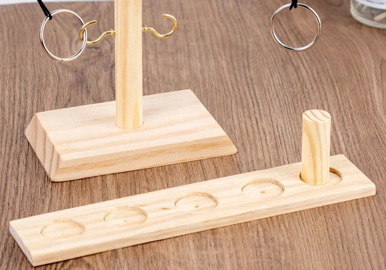 baby toddler kid Hand-Engraved baby's & kid's 1st (galleria area) reviews Wooden Hook and Ring Toss Game - Matte Finish Two-Player Table Toy for Fashionable Wine Tables spy kids 4 baby