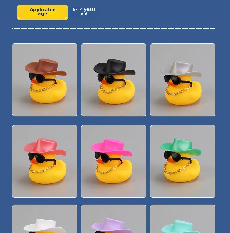 blueface baby kids Chic Vintage No. what is lil baby kids name 8 Mini Yellow Duck Cowboy Hat Water Toy - Artsy Gift Accessory for Tea Shops victory baby kids