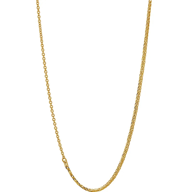 cheap high end jewelry Eco-Friendly Romantic 14K high end second hand jewellery Gold Necklace - Simple Masculine Style unique high end jewelry