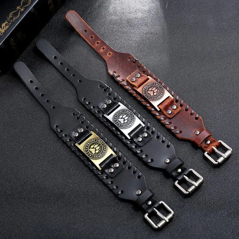 costume jewelry uk Elegant Scratch-Resistant Leather Friendship Bracelet xuping fashion jewelry - Personalized Hand-Woven Snap Button for Men & Women 925 sterling silver fashion jewelry sets