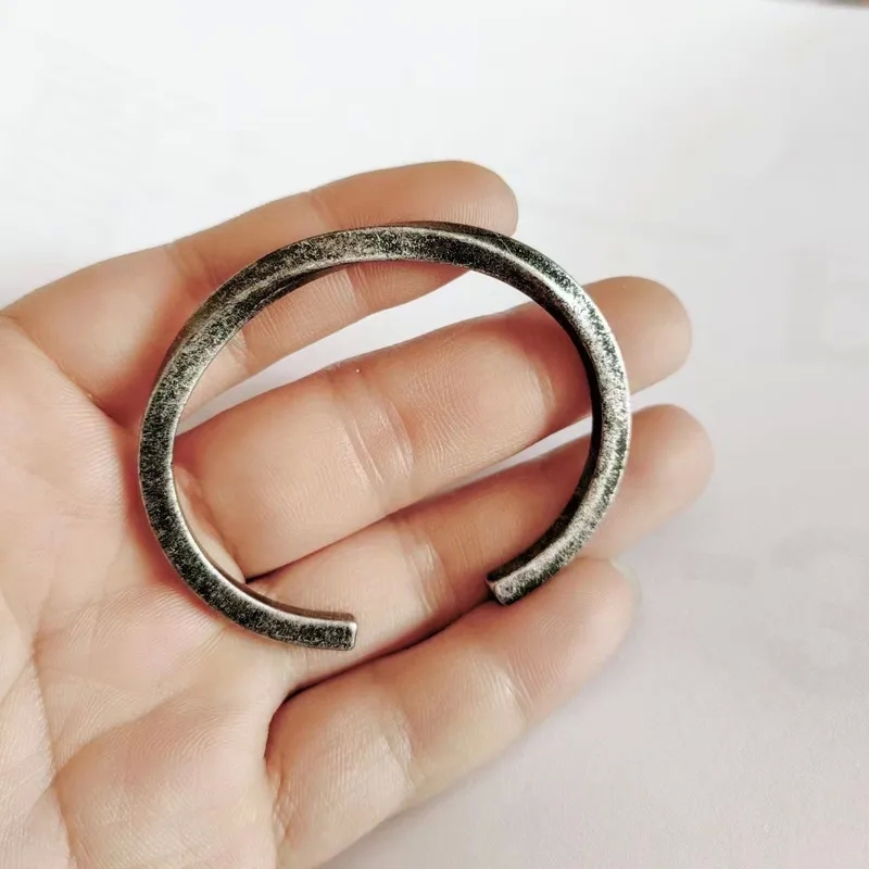 fashion costume jewelry meaning Boho-Inspired Personalized Copper Silver Twist Geometric Men's costume jewelry youtube Bracelet - Unique Statement Gift Wholesale costume jewelry uk