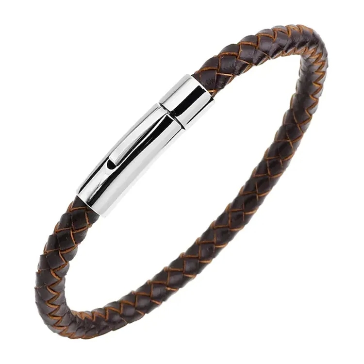 fashion jewelry 2028 Recycled Leather Magnetic Bracelet - Casual & Formal Polished Elegance fashion jewelry 925 silver post for Women & Men fashion jewelry chennai