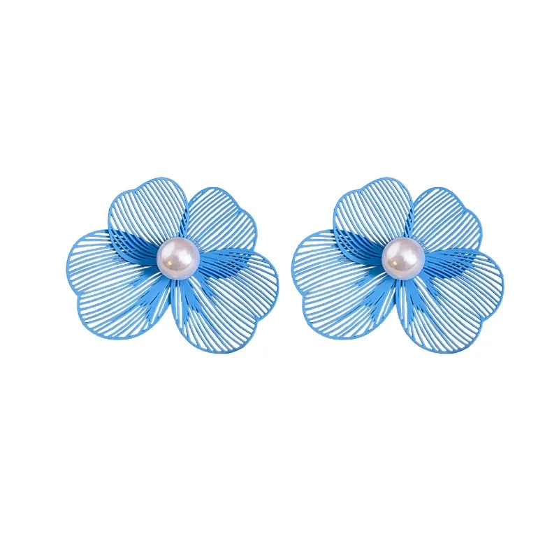 fashion jewelry at wholesale Queen Flower High-End Ethnic Alloy fashion jewelry vs fine jewelry Ear Studs - Ethically Sourced Formal Elegance rose gold fashion jewelry