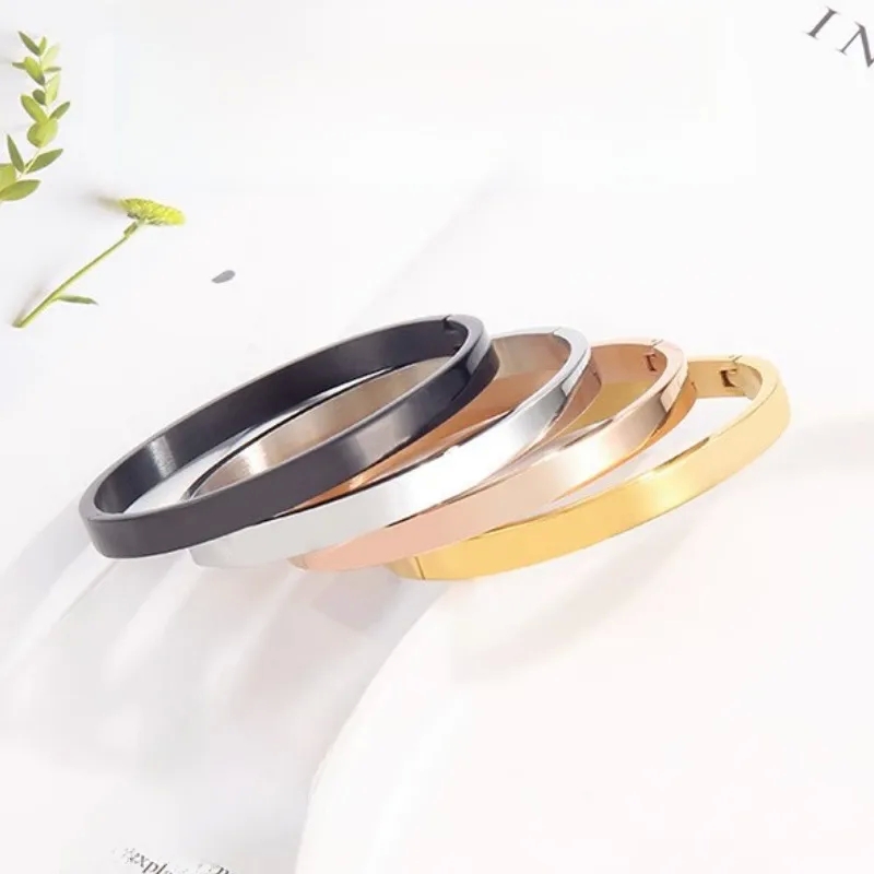 fashion jewelry dior Exclusive 6mm vera wang fashion jewelry Stainless Steel Titanium Bracelet - Affordable Luxury Eye-Catching Design for Trendsetters popular fashion jewelry brands