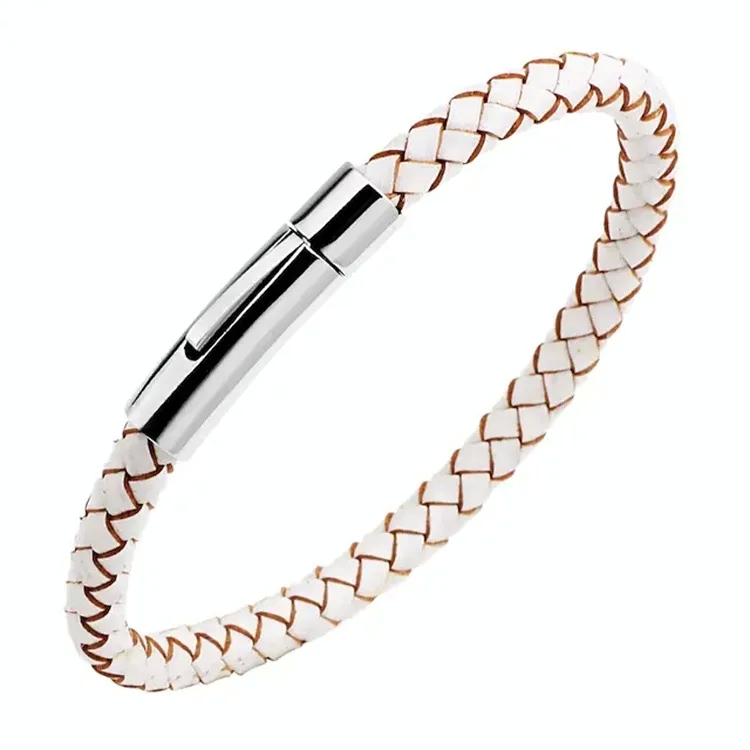 fashion jewelry logo design Recycled Leather Magnetic Bracelet - fashion jewelry 2023 Casual & Formal Polished Elegance for Women & Men turquoise fashion jewelry