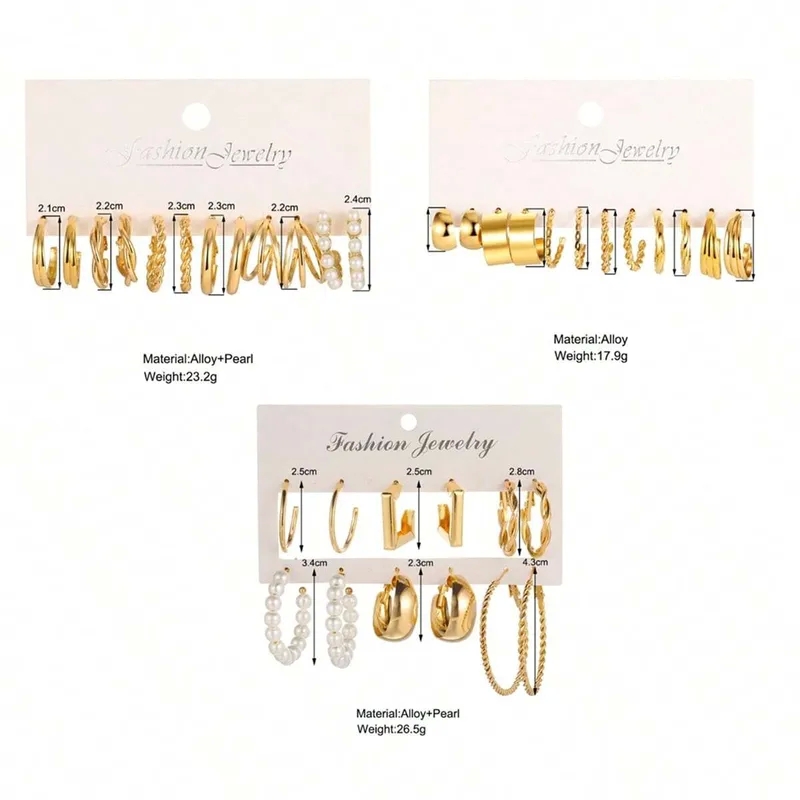 fashion jewelry show Classic is dior fashion jewelry worth it Hypoallergenic Geometric Pearl Earrings - Formal Scratch-Resistant Alloy Design fashion jewelry hermes