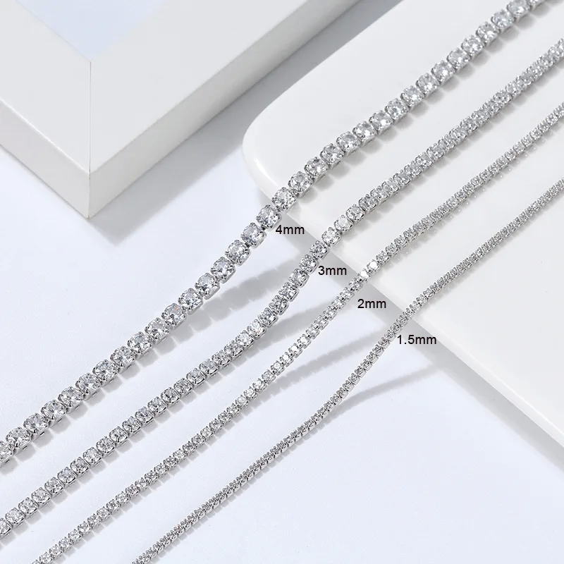 gold and high end jewelry Limited-Time Rhodium Plated 925 Silver Tennis Necklace with Round CZ high quality helix jewelry for Men & Women - Seasonal Collection high end jewelry appraisal