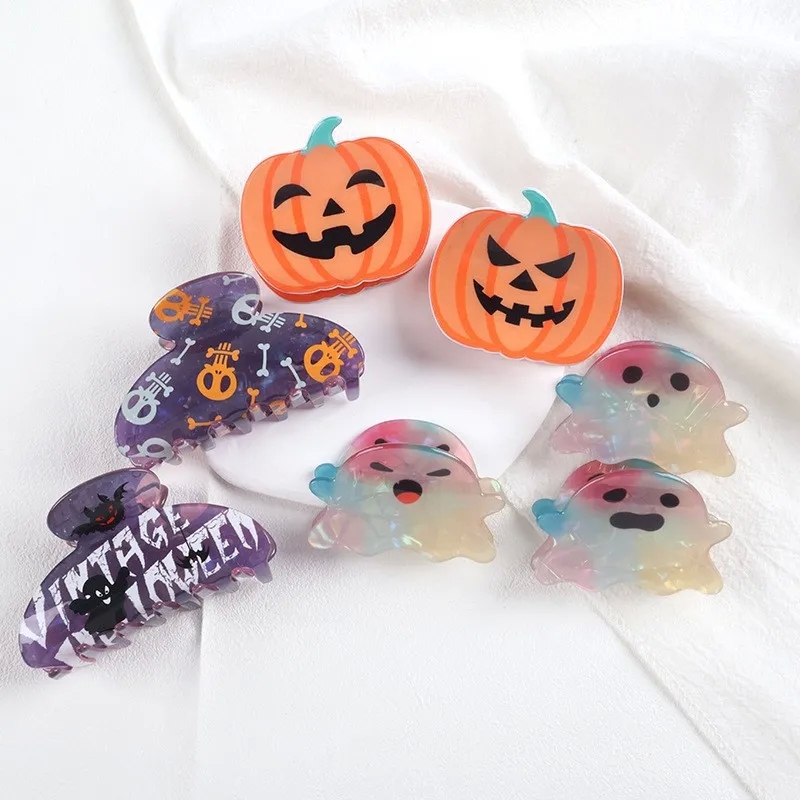 hair accessories macy's Eco-Friendly Boho Chic Pumpkin Bat Ghost Hair Claws - Affordable hair accessories 2 prong Craftsmanship for Halloween hair accessories jumia