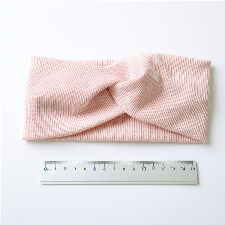 hair accessories names Weatherproof Non-Toxic hair accessories for 7 year olds Women's Exclusive Solid Color Cloth Hair Band pink hair accessories