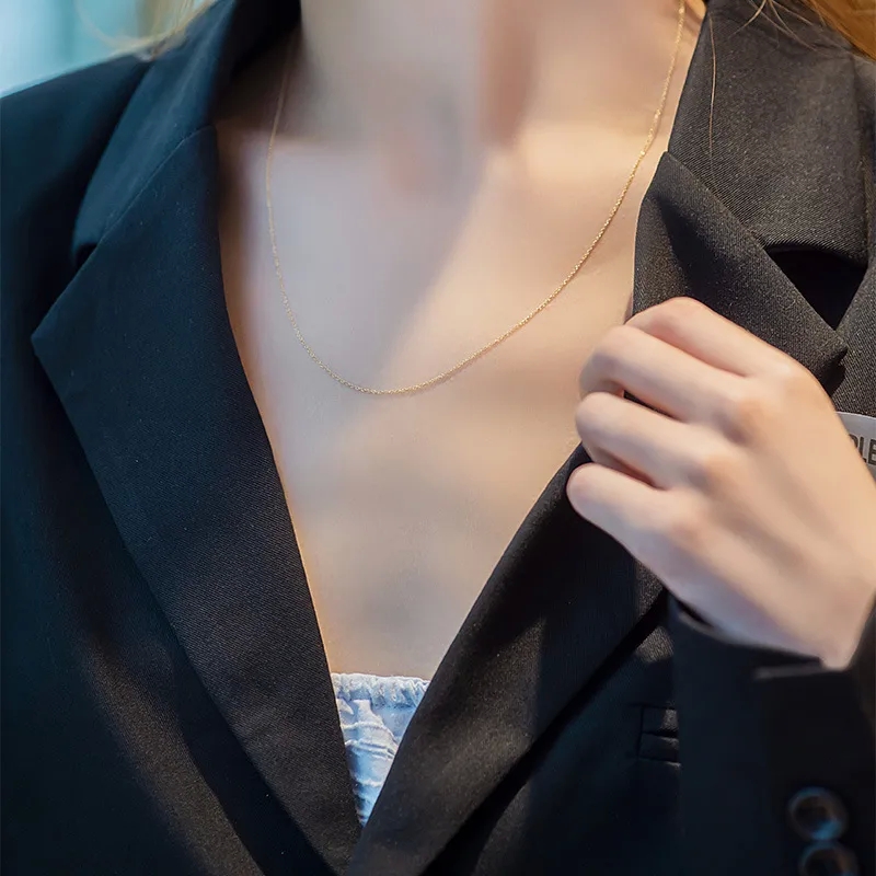 high end jewelry what is Bespoke 14K Gold Skin-Friendly Necklace - Multifunctional Seasonal high end cubic zirconia jewelry Collection insurance for high end jewelry