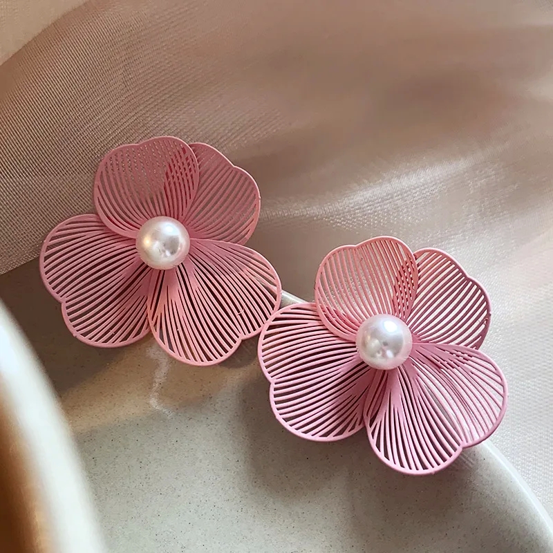 indian fashion jewelry Queen Flower High-End louis vuitton fashion jewelry Ethnic Alloy Ear Studs - Ethically Sourced Formal Elegance costume jewelry 1940s