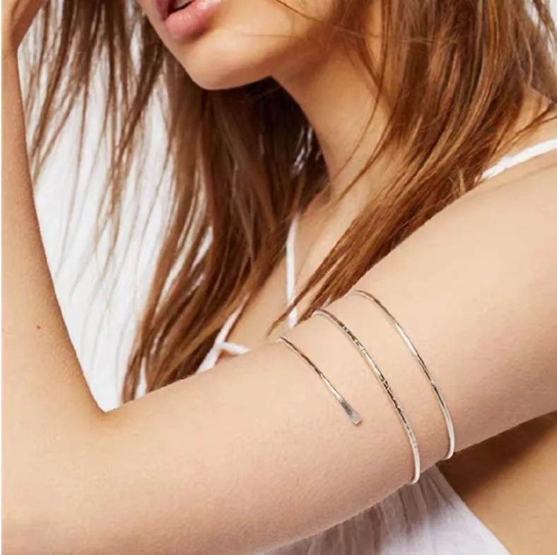 international fashion jewelry & accessory show 2024 Exclusive Minimalist Open Arm Bracelet - Unique Eye-Catching Jewelry for Women & Men fashion jewelry kuwait Limited-Time Offer fashion jewelry wholesale china