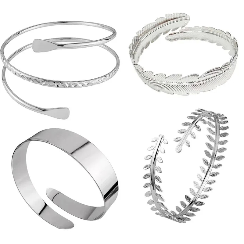 jh fashion jewelry Exclusive Minimalist Open Arm Bracelet xing fashion jewelry online shopping - Unique Eye-Catching Jewelry for Women & Men Limited-Time Offer costume jewelry 5 letters