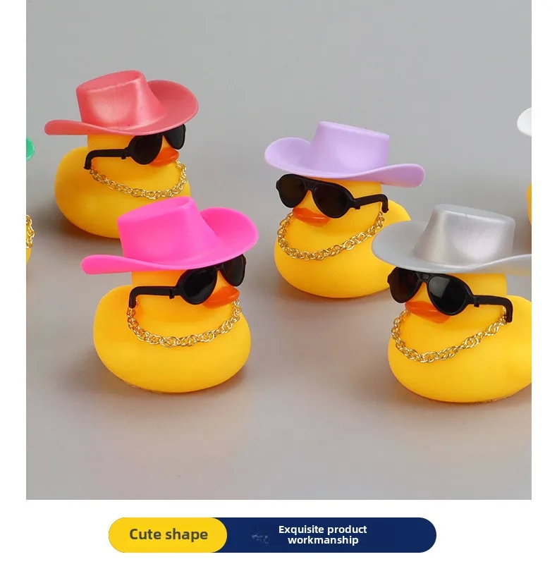 lil baby kids name Chic Vintage No. 8 Mini Yellow Duck Cowboy Hat Water Toy - Artsy Gift Accessory for smart baby kids wear bhiwandi Tea Shops baby boys 2024