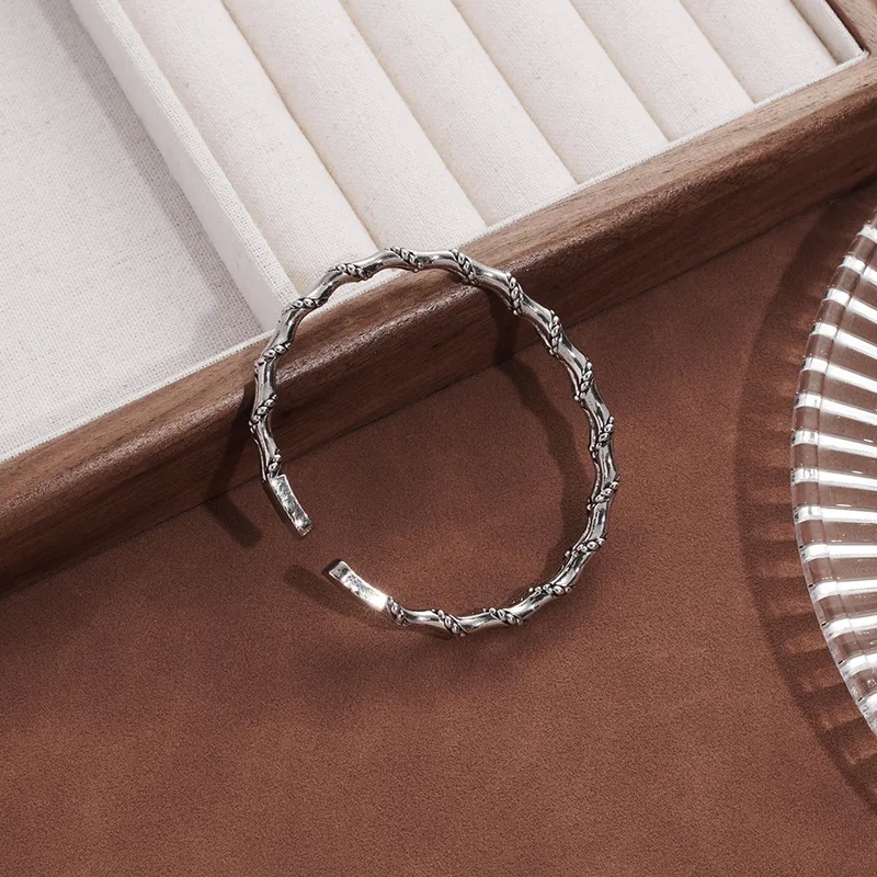nordstrom fashion jewelry Men's Stylish Double Layer Open Bamboo Bracelet - Organic Personalized Retro fashion jewelry show Party Wear Accessory what is the latest fashion in jewellery