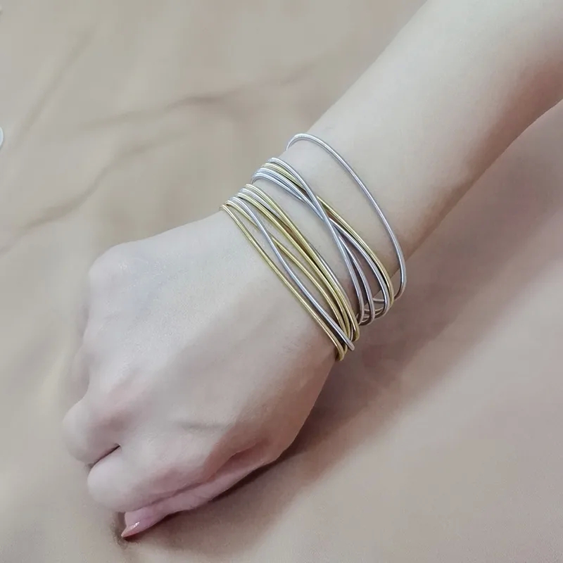 oc fashion jewelry inc Timeless Quick-Wear Waterproof Stainless Steel Guitar String Bracelet for Men fashion jewelry canada & Women fashion jewelry rental