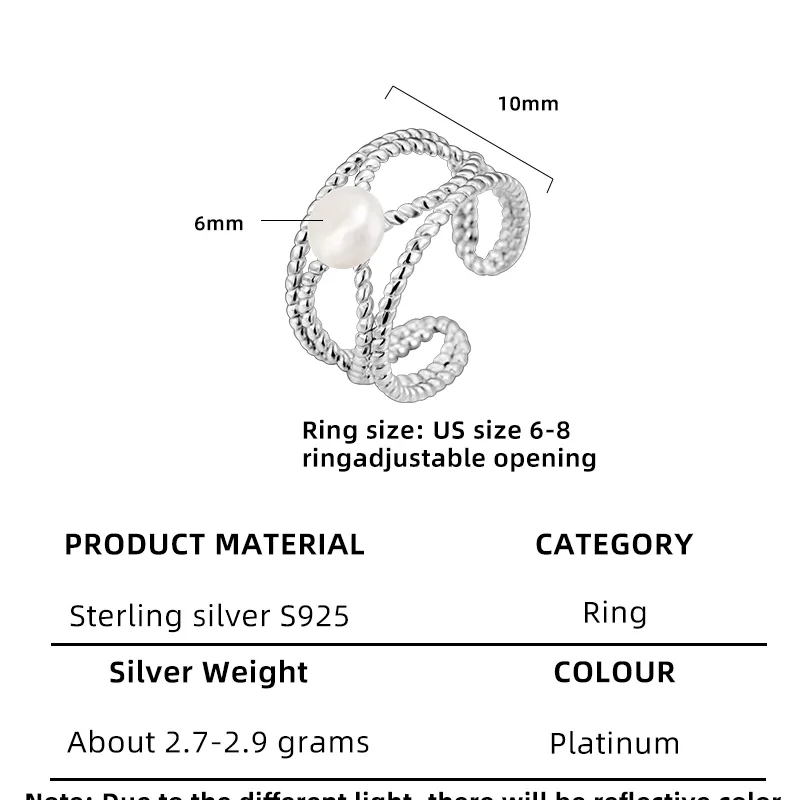 q jewelry design Romantic Vintage Boho Sparkle Geometric Open Rings in White Gold Plated 925 Sterling Silver with high end jewelry organizer Pearls cool high end jewelry
