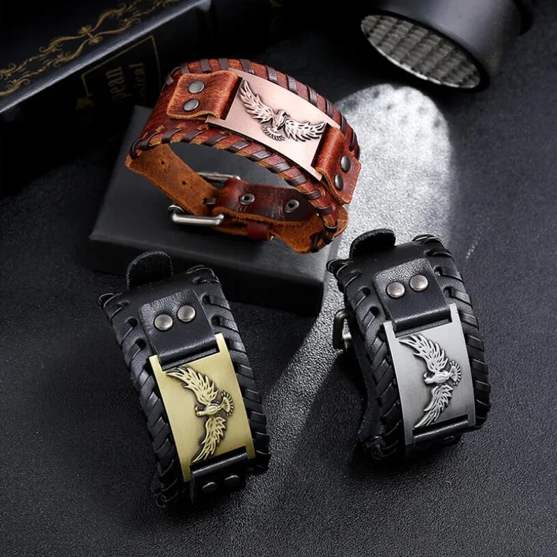 tiffany fashion jewelry Elegant Scratch-Resistant Leather Friendship Bracelet - Personalized Hand-Woven Snap Button for Men fashion jewelry market & Women fashion jewelry sale