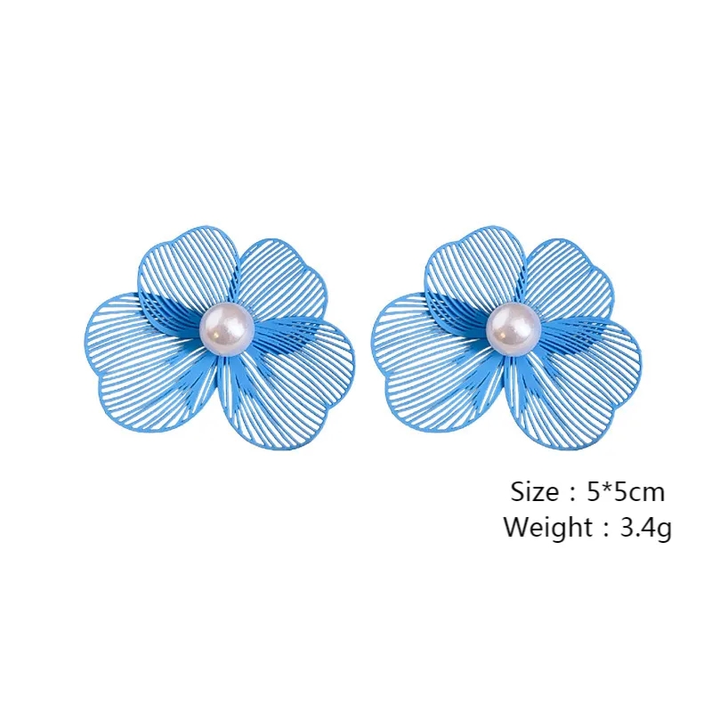 traci lynn fashion jewelry Queen Flower High-End Ethnic Alloy Ear Studs - Ethically Sourced Formal studio 7 fashion jewelry Elegance fashion jewelry kohl's