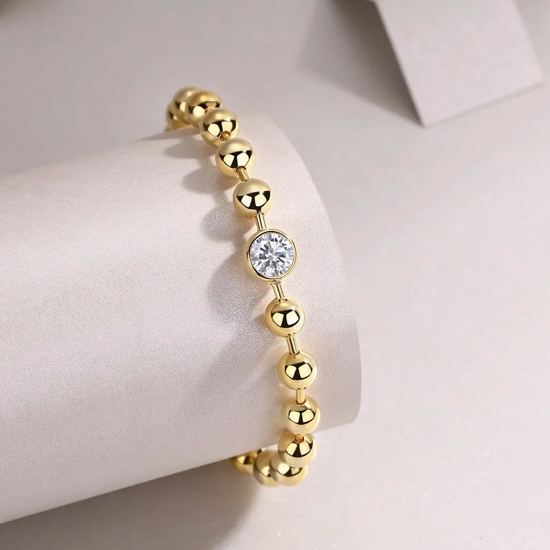 what is high end jewelry Vintage-Inspired Edgy high quality zirconia jewelry Luxury 925 Silver Statement Bracelets for Women with GRA Certification high end victorian jewelry