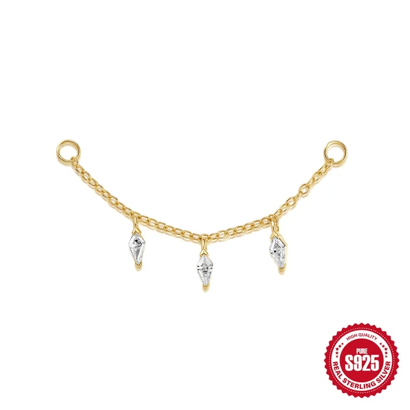 high end italian jewelry brands "Colorful Artsy high end used jewelry S925 Sterling Silver Horse Eye Zircon Earrings - Feminine Grunge Long Chain Gift-Ready" high end jewelry engagement rings