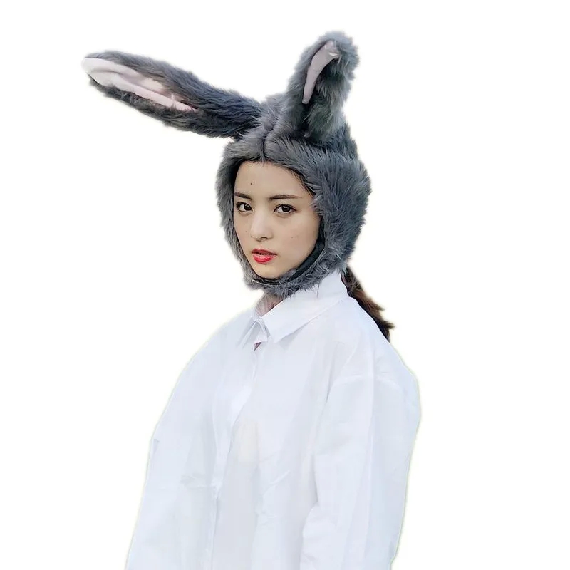 lil baby kids name Chic baby kids wear near me Vintage-Inspired Plush Rabbit Ear Hat - Custom-Fit Fashionable Photo Prop House baby #5