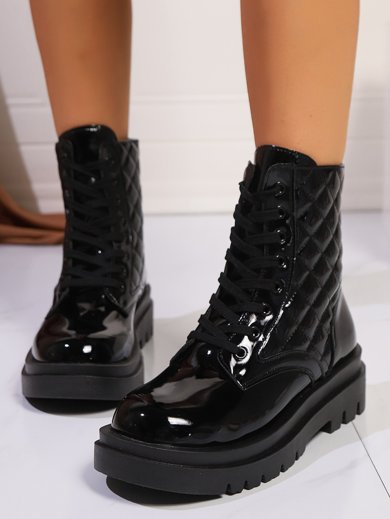 on shoes women Bohemian Chic Plaid Lace-Up Booties: Modern British Style for Women, zara women's shoes australia Sleek & Gift-Ready Winter Fashion 2024 myntra women shoes