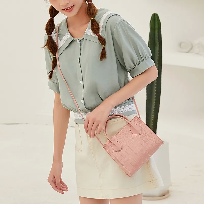 95kpa bags Unique bags chords Korean Inspired Crocodile Pattern Mini Handbag – Edgy Celebrity Style Crossbody & Shoulder Bag xoxo bags