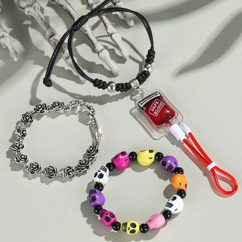 80 fashion trends jewelry Vintage Bohemian Gothic Skull & Spider Resin Bracelets types of fashion jewelry - High-End Heritage-Inspired Halloween Accessories fashion jewelry gold earrings
