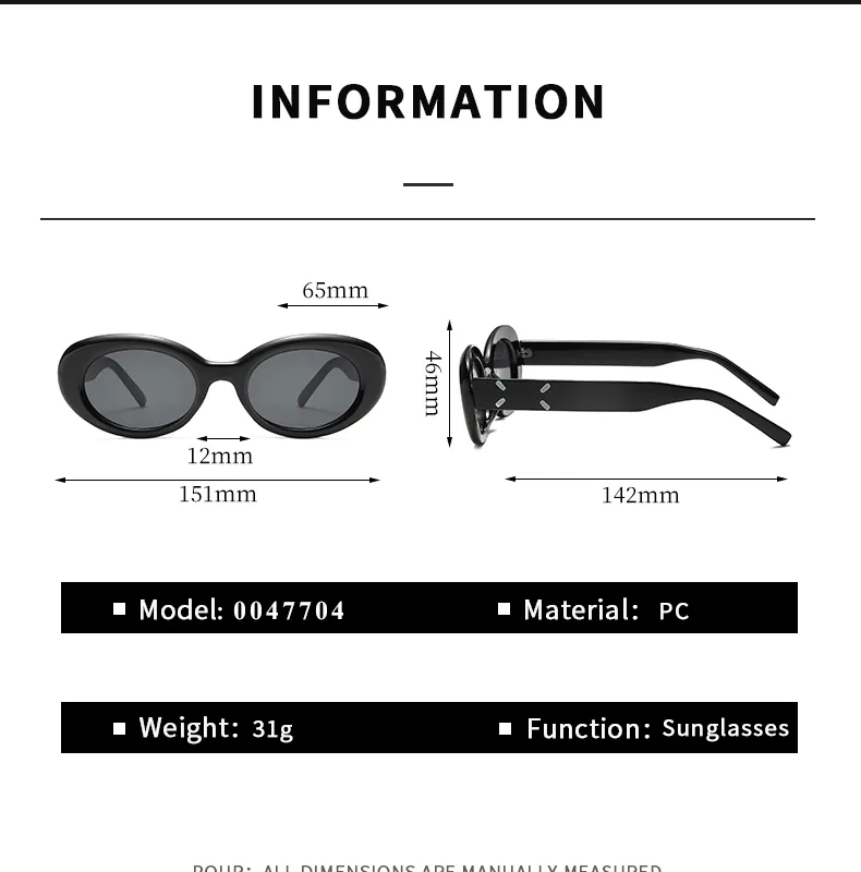 80s fashion accessories Antique Luxury Women's Oval Full Frame Sunglasses fashion accessories philippines - Hypoallergenic Streetwear Style kojac fashion accessories