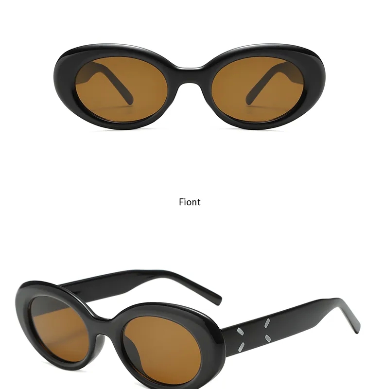 90s fashion accessories men Antique Luxury Women's Oval Full Frame Sunglasses fashion accessories for 2 year old boy - Hypoallergenic Streetwear Style acubi fashion accessories