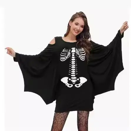 90s women's clothing trends Custom-Fit Weatherproof women's clothing xxl Women's Bat Skeleton Party Costume - Fast Dainty Funny Halloween Props zulu women's clothing