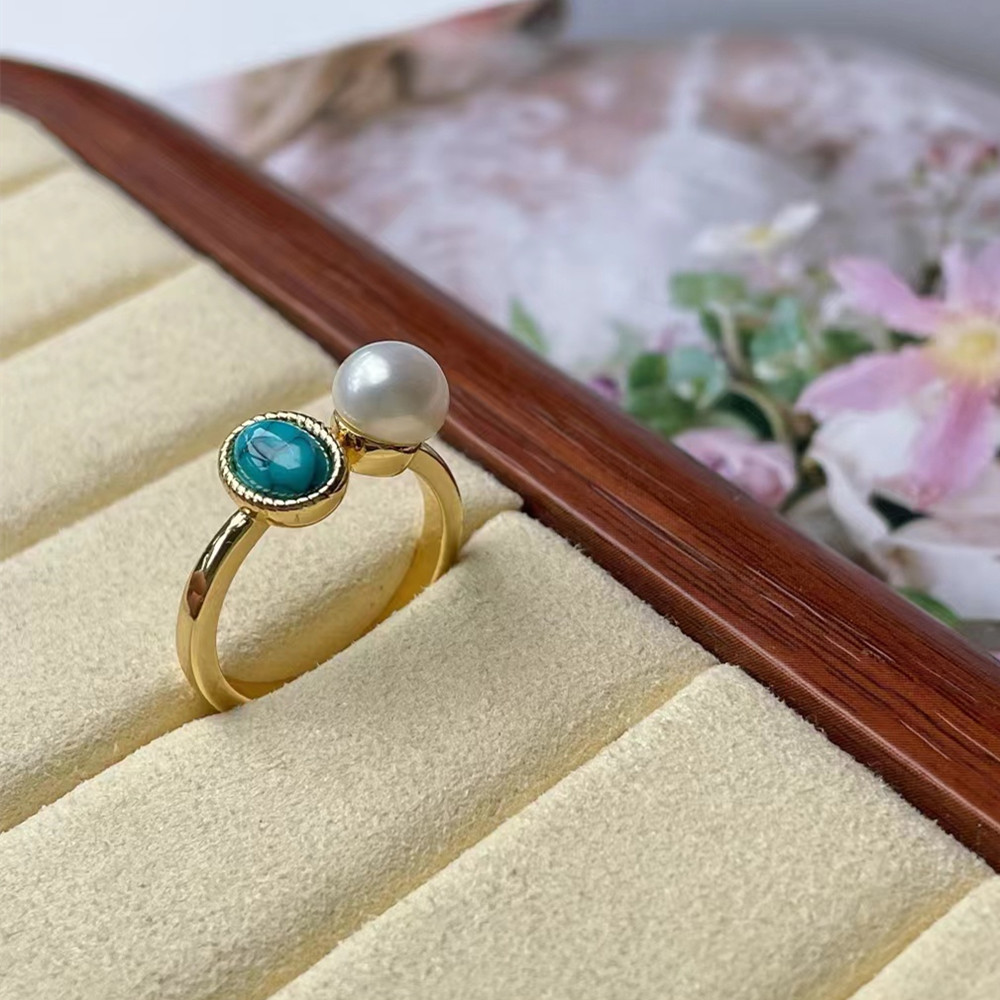 high end cremation jewelry Ethical Playful classic high end jewelry Pearl Rings - Customizable, Limited-Time Freshwater Copper Jewelry Gift Options high end jewelry for sale
