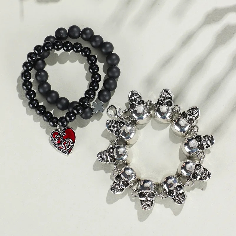 rehoboth fashion jewelry Vintage Bohemian Gothic Skull & Spider Resin fashion jewelry brands Bracelets - High-End Heritage-Inspired Halloween Accessories neiman marcus fashion jewelry