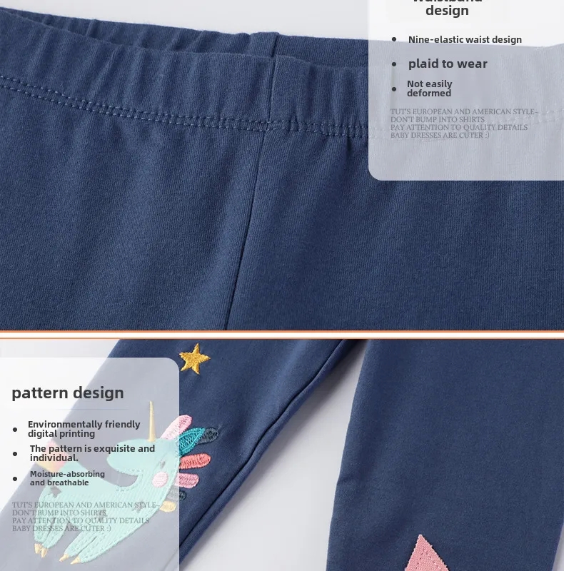victoria baby kids Eco-Friendly Retro Spring Girls' Slim-Fit Cotton Leggings | Affordable & Personalized Fashion moose baby kids for Kids formatual baby kids