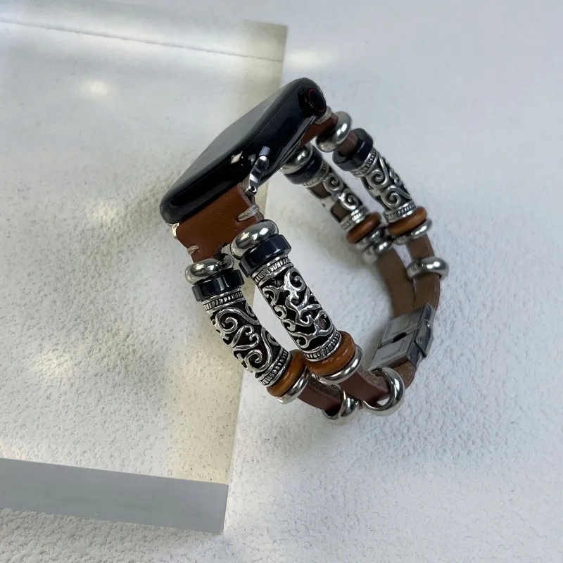 5 traditional fashion accessories Ethnic Luxury region 3 fashion accessories Lightweight Waterproof Multifunctional Punk Color Block Alloy Watch Strap fashion accessories trends fall 2024