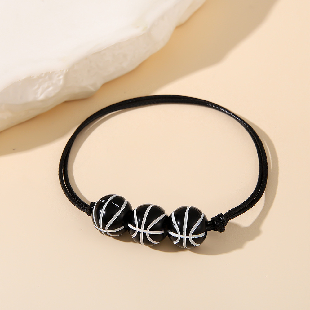fashion jewelry at macy's Colorful Acrylic Leather Sports Bracelets - xuan li fashion jewelry Sparkling One-of-a-Kind Basketball & Football Bold Design fashion jewelry accessories wholesale