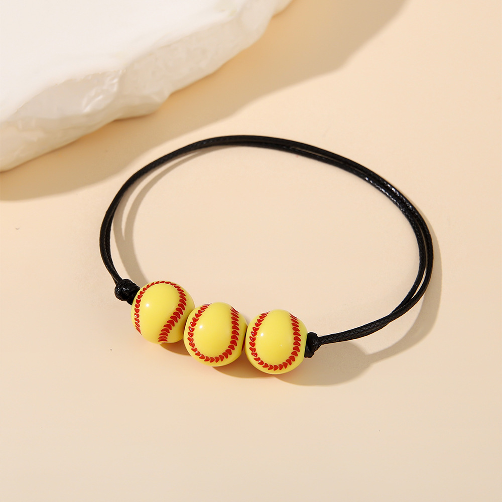 fashion jewelry trends fall 2024 Colorful Acrylic Leather Sports Bracelets - Sparkling cartier fashion jewelry One-of-a-Kind Basketball & Football Bold Design fashion jewelry hyderabad