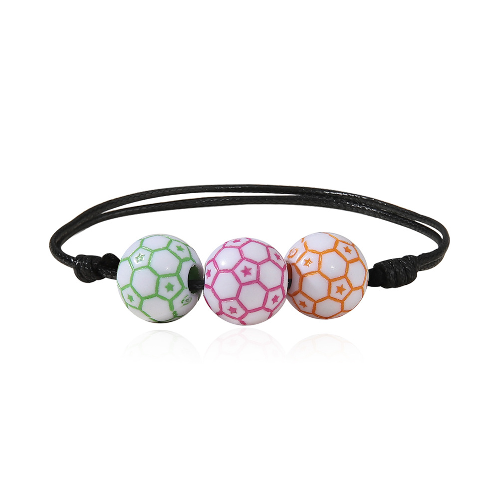 fashion jewelry websites Colorful 1960s fashion jewelry Acrylic Leather Sports Bracelets - Sparkling One-of-a-Kind Basketball & Football Bold Design fashion jewelry zodiac sign necklace