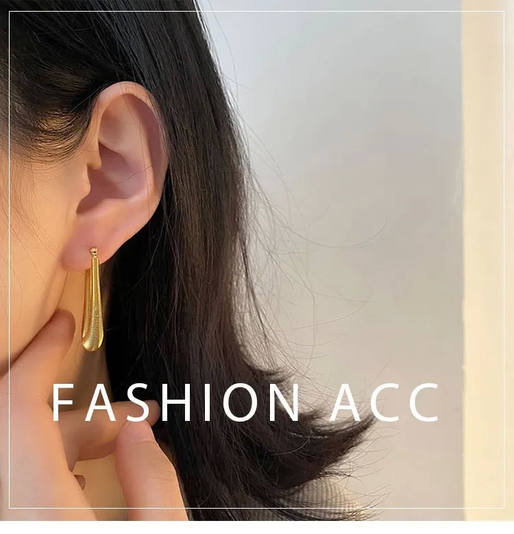 fine jewelry retailers Affordable Classic U-Shaped 18K Gold Plated Titanium Earrings fine jewelry storage - Ethical Timeless Beauty Gift what is considered fine jewelry